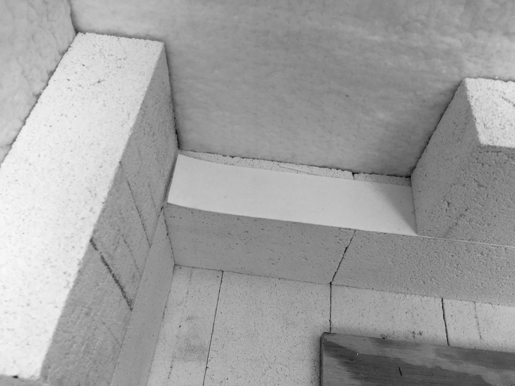 Soft firebrick and mortar tape