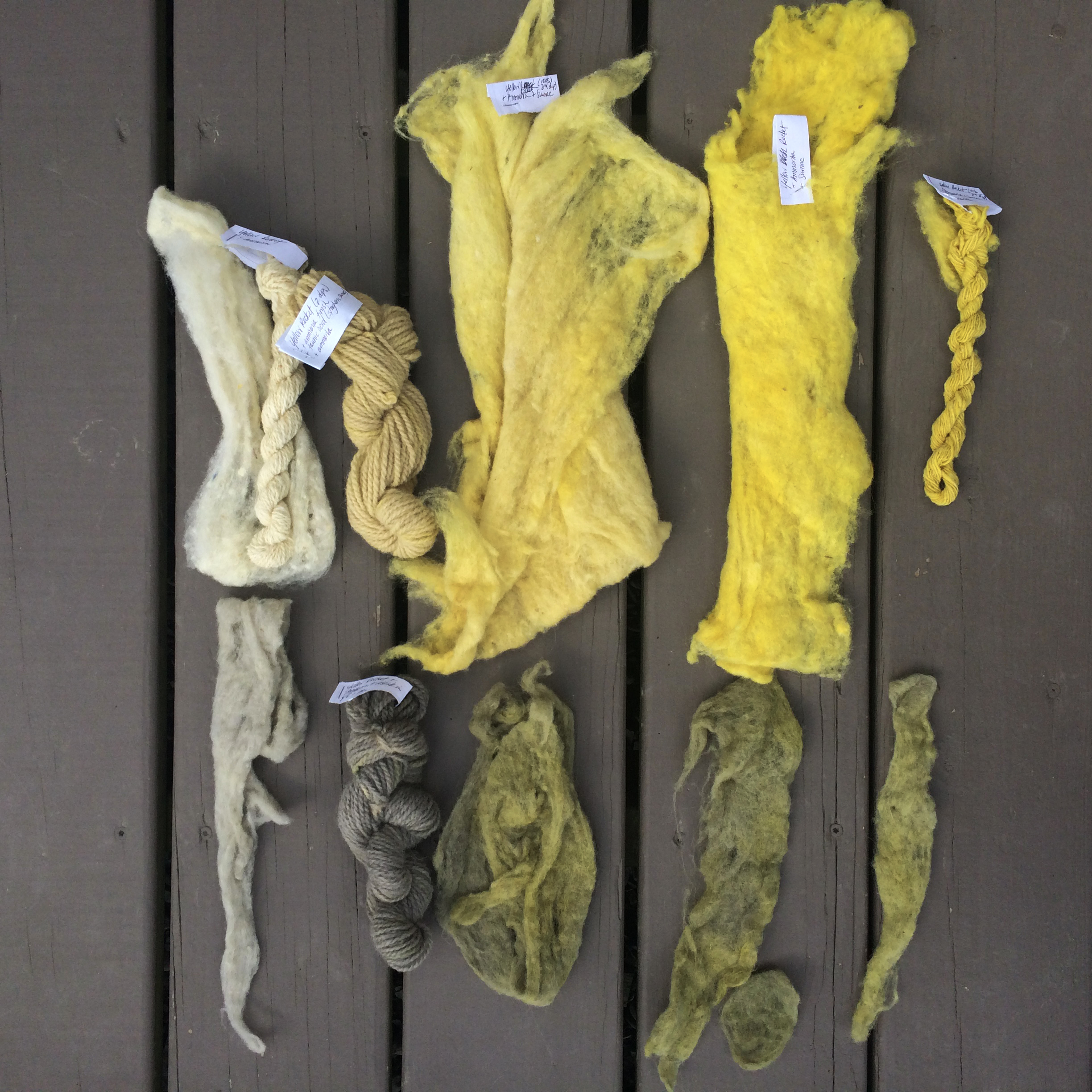 YellowRocket Dye Samples-modifiers