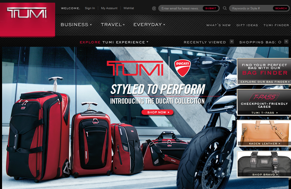 Ducati-homepage